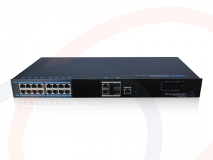 Switch optyczny Gigabit Ethernet zasilanie PoE zarządzalny 16 portów RJ45 FE,2 porty RJ45 1G, 2 port - RF-SW16xRJ45-2x1Gb-2xSFP-7216E-POE-L2-UTP