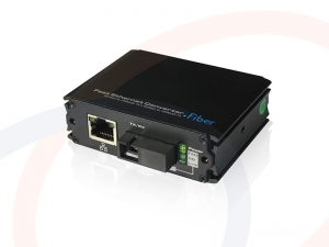 Media konwerter 100 Mb/s, single mode SM, 10/100M Fast Ethernet, Simplex - RF-MK-100M-SC-Simplex-MC01-AS20KM-UTP