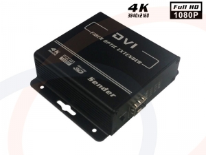 Mini konwerter światłowodowy sygnału DVI z obsługą sygnału 4K UHD SFP+ - RF-DVI-0220-SFP-T/R