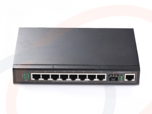 Switch przemysłowy zarządzalny 1000M Ethernet 8 portów RJ45, 1 port combo 1000M RJ45/SFP - RF-SW8xRJ45-1000M-1xCOMBO-1000M-MNG-HS