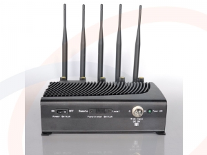 Zagłuszacz sygnału sieci komórkowych, GPS, Wifi z zasięgiem do 30m - RF-ZAG-CEL-GPS-WIFI-AC5