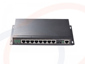 Switch zarządzalny 8 portów, 8 PoE Fast Ethernet 1 port uplink Combo RJ45+SFP - RF-SW-8FE-8POE-9013MNG-HS