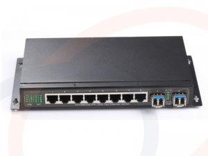 Switch zarządzalny 8 portów, 8 PoE Fast Ethernet 2 porty optyczne uplink SFP - RF-SW-8FE-8POE-1031MNG-HS