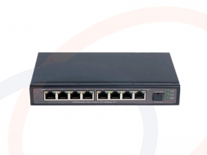 Switch 8 portów PoE Fast Ethernet 1 port uplink optyczny EPON ONU - RF-SW-8FE-POE-EPON-8027-HS