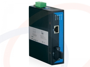 Media konwerter PoE Fast Ethernet 1 port uplink światłowodowy montaż DIN IP40 - RF-MK-GE-POE-PI101CM-3OD