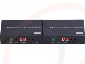Konwerter sygnału HDMI, RS232 na sieć LAN (TCP/IP) H.264 na dystans 120m - RF-HDMI-USB-RS232-TCPIP-120KW