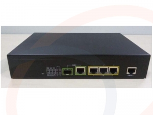 Konwerter wolnostojący 4 linii E1 na Ethernet, TDM over IP, E1 over IP z portem Combo SFP+RJ45 - RF-KNV-4E1-1Combo-TDMoIP-D-FBS