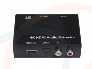Rozdzielacz audio z sygnału HDMI na SPDIF oraz audio stereo - RF-EXT-AUD-HDMI-SPDIF-FOX10H