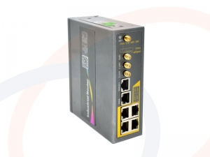 Przemysłowy router IP dual SIM, dual module LTE/3G/WCDMA/HSPA, 4 x LAN, WiFi - RF-R1002DW