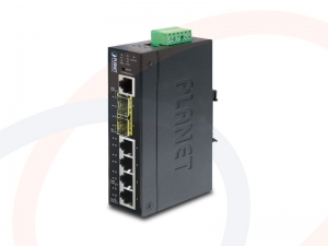 Switch zarządzalny przemysłowy PLANET 4 porty Gigabit Ethernet i 2 porty 100/1000X SFP - IGS-5225-4T2S