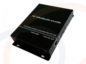 Mini konwerter enkoder do sieci IP sygnałów HDMI z kodowaniem MPEG-4 AVC H.264 HLS - RF-MINI-ENCO-HDMI-301sHD-Tx