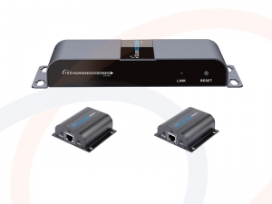 Konwerter, splitter 1x2 HDMI na 2 wyjścia transmisja przez skrętkę UTP kat. 6 na 50m - RF-HDMI-2175-1x2-UTP-LEN