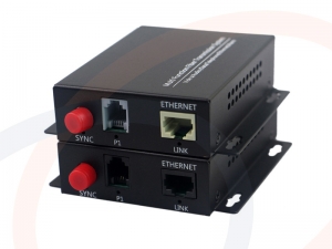 Konwerter 1 analogowej linii telefonicznych na światłowód z portem Ethernet dla VoIP - RF-FIBER-POTS-1FXS/FXO-1VoIP-SM-ZL