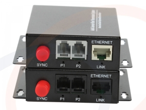 Konwerter 2 analogowych linii telefonicznych na światłowód z portem Ethernet dla VoIP - RF-FIBER-POTS-2FXS/FXO-1VoIP-SM-ZL