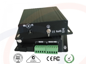 Światłowodowy konwerter optyczny sygnału RS232/RS485/RS422 wersja przemysłowa - RF-SS5452S-INDU-ELI