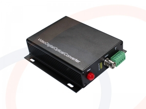 Optyczny wideo konwerter - światłowodowy AHD 1 kanał wideo, 1 kanał danych, audio jednokierunkowe - RF-VCh20s-AHD-1V1D1A-T/RF