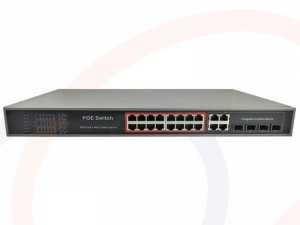 Switch 16 portów PoE 802.3af/at Fast Ethernet + 4 up link Gigabit Ethernet Combo SFP - RF-SW-16POEFE-4COMBO1G-PSIN-PTS