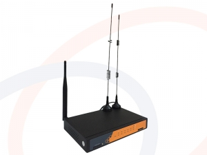 Przemysłowy router IP dual sim LTE/3G/WCDMA/HSPA, 4x LAN, 1x WAN, WiFi, 1x RS232/485 - RF-R5012W
