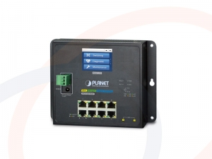 Switch zarządzalny przemysłowy naścienny PLANET 8 portów Gigabit Ethernet 2x SFP - WGS-5225-8T2SV