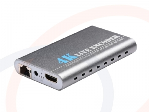 Mini konwerter enkoder do sieci IP sygnałów HDMI z rozdzielczością 4K kodowanie H.265/H.264 - RF-MINI-ENCO-HDMI-4K-UHD-H.265-HAW-Tx