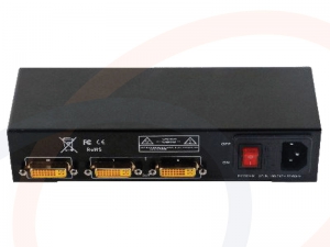 Splitter, rozdzielacz DVI 1x2, 1 wejście na 2 wyjścia DVI - RF-DVI-SPL-WUXGA-1002-1x2-BHD