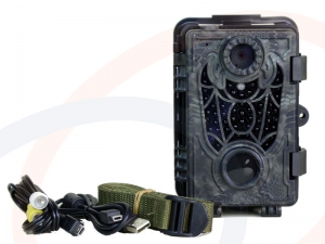 Kamera pułapka dla leśnika 12MPix HD, fotopułapka, monitoring lasu - RF-TRAPCAM-202D-WTR