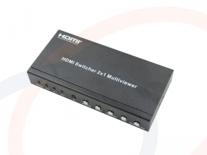 Przełącznik switch HDMI 2 portowy z RS-232 - RF-SW-HDMI-210-LKM