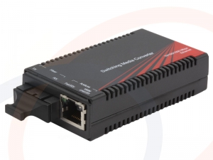 Media konwerter 1Gb/s wolno-stojący, single mode SM, 10/100/1000M Gigabit Ethernet, Simplex - RF-MC8028-1FX-1TX-SM-SX-SC-12VDC-HX