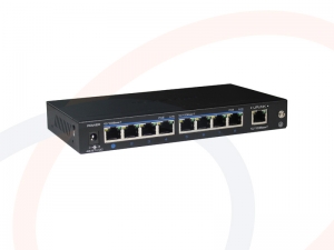 Switch przemysłowy z zasilaniem PoE 100M Ethernet 8 portów RJ45, 1 port uplink 100M RJ45 - RF-SW-POE-100M-SW08-TP120-UTP