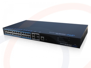Switch optyczny Gigabit Ethernet zasilanie PoE zarządzalny 24 porty RJ45 FE,2x RJ45 1G, 2x SFP - RF-SW24FE-2GE-2SFP-7224E-POE-L2-UTP