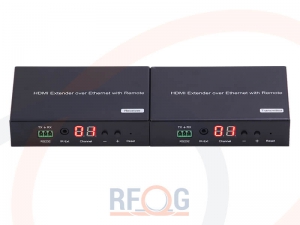 Prezentacja Produktu - Konwerter sygnału HDMI, RS232 na sieć LAN (TCP/IP) H.264 na dystans 120m - POE - RF-HDMI-ETH-FOXEP63-POE
