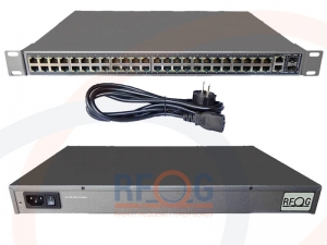Prezentacja produktu - Switch (48FE+2GE Combo Uplink) 48 Port IEEE802.3af/at 100Mbps POE + 2x SFO (700W) - POE-S8422GFBC