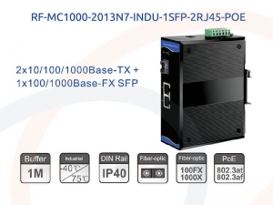 RF-MC1000-2013N7-INDU-1SFP-2RJ45-POE