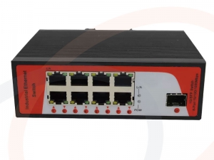 Przemysłowy niezarządzalny switch - 8 portów Gigabit Ethernet POE - 1 port Gigabit SFP - RF-SW-8GE-1SFP-PG815FN-INDU-NU