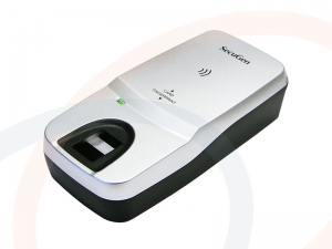 SecuGen Hamster Pro Duo CL łączy optyczny skaner linii papilarnych i bezdotykowy czytnik kart inteligentnych w jednym urządzeniu.