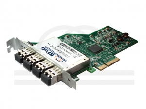 Czterokanałowa karta sieciowa PCI Express Gigabit Fiber Channel SFP - RF-FC4-PCIe-1G-SFP