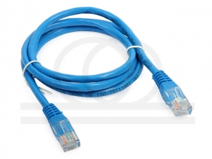 Kabel krosowy patchcord UTP kat.5e niebieski 0,5m RF-PATCH45U-K5E-B05