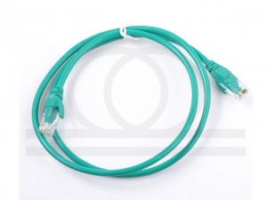 Kabel krosowy patchcord UTP kat.5e zielony 1,0m RF-PATCH45U-K5E-GN10
