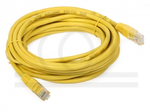 Kabel krosowy patchcord UTP kat.5e żółty 2,0m RF-PATCH45U-K5E-YW20