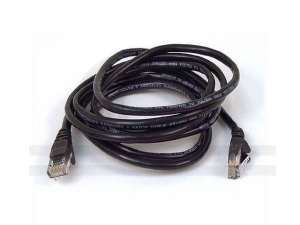 Kabel krosowy patchcord UTP kat.5e czarny 5,0m RF-PATCH45U-K5E-BK50