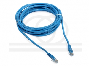 Kabel krosowy patchcord UTP kat.5e niebieski 10,0m RF-PATCH45U-K5E-BE100