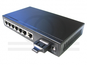 Media konwerter multi-port wolno-stojący 10/100M Fast Ethernet, Duplex - RF-KM-01-07-DUPLEX