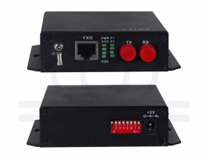 Konwerter 1 analogowej linii telefonicznych na światłowód RF-FIBER-POTS-1FXS/FXO-SM