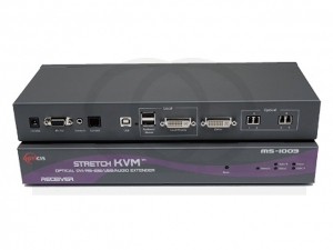 Optyczny ekstender DVI, USB, RS232, stereo audio Opticis M5-1003-TR
