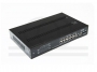 Switch PoE dla kamer IP, zasilanie 15.4W na każdy port, 2 porty Gigabit Ethernet, 2 porty SFP dla połączeń światłowodowych