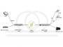 Schemta wykorzystania konwertera światłowodowego na 60 analogowych linii telefonicznych TES POTS FXO FXS oraz 4 portów sieci Gigabit Ethernet 1000M