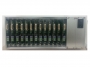 Obudowa rack 19 cali dla konwerterów optycznych modułowych dla konwersji sygnału DVI, RS232, PS2 i audio - widok z tyłu, karty konwerterów DVI na światłowód
