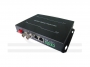 Światłowodowy konwerter sygnałów HD-SDI, zarządzalny, widok konwertera z kanałem danych RS485 oraz kanałem pomocniczym