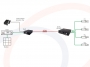 Schemat 10 wykorzystania i podłączenia Nadajnik / odbiornik do transmisji sygnałów sieci Ethernet po kablu koncentrycznym, 2km, EoC - RF-EOC-1100-T/R