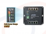 Wskaźnik obciążenia poboru mocy PoE Switch przemysłowy PLANET 8 portów Gigabit Ethernet z PoE+ do montażu na ścianie - WGS-804HP